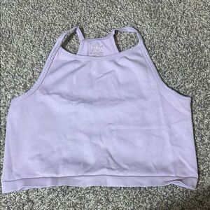 Purple tank top perfect for working out or hot days!